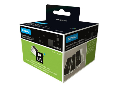 Dymo : ETIQUETTES VISITOR CARDS NON ADHESIVE 89X51MM LABELWRITER fr