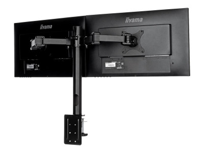 Iiyama : DUAL DESKTOP ARM CLAMP 10-30IN 100X100 HAS 10KG