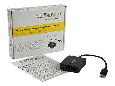 Startech : USB TO FIBER OPTIC CONVERTER USB 2.0 - 100BASEFX SC