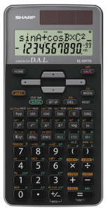SHARP Calculatrice scientifique EL-531 TG-GY, Gris