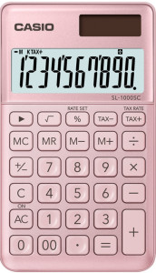 CASIO calculatrice SL-1000 SC-BK, le fonctionnement solaire / batterie