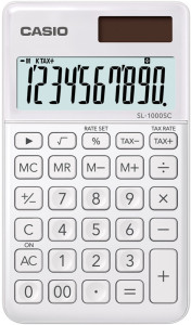 CASIO calculatrice SL-1000 SC-BK, le fonctionnement solaire / batterie