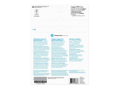 HP : PREMIUM PLUS Photo papier SEMI-GLOSS 20 SHEET A4