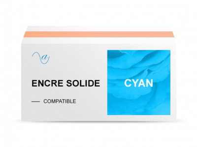 ALT : Encre Solide Cyan Compatible (5 Sticks) alternative à Xerox Phaser 8200 de 7000 pages