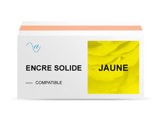 ALT : Encre Solide Jaune Compatible (5 Sticks) de alternative à Xerox Phaser 8200 de 7000 pages