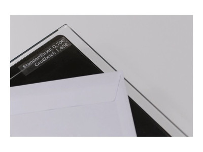 Brother TZE-135 ruban laminé P-Touch 12mm 8M Blanc sur Transparent