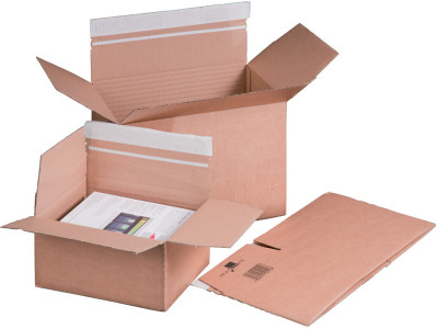 smartboxpro Blitzbodenkarton, (B) x 160 (T) 130 mm, SK, Braun