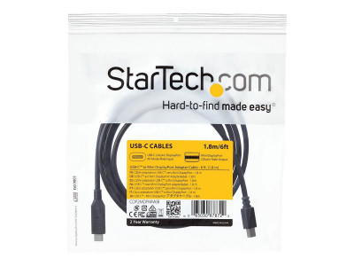 Startech : 1.8M / 6FT USB C TO MINI DP cable - 4K 60HZ - BLACK