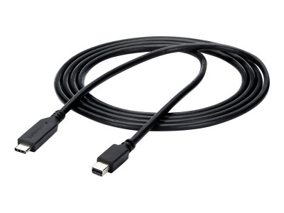 Startech : 1.8M / 6FT USB C TO MINI DP cable - 4K 60HZ - BLACK