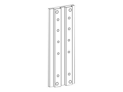 Ergotron : PLAQUE pour SERIE 400-300-200 et 100 SUR RAIL VERTICAL