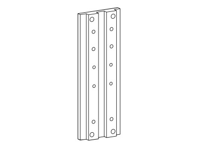 Ergotron : PLAQUE pour SERIE 400-300-200 et 100 SUR RAIL VERTICAL