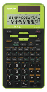 SHARP Calculatrice scientifique EL-531 TG-WH, couleur: blanc