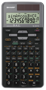 SHARP Calculatrice scientifique EL-531 TG-WH, couleur: blanc