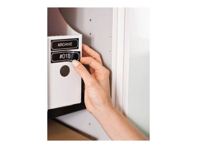 Brother TZE-355 ruban laminé P-Touch 24mm 8M Blanc sur Noir