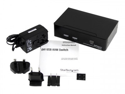 Startech : 2 PORT DVI USB KVM SWITCH AUDIO et USB 2.0 HUB