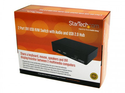 Startech : 2 PORT DVI USB KVM SWITCH AUDIO et USB 2.0 HUB