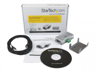 Startech : 2 PORT USB TO RS232/422/485 SERIAL ADAPTER W/ COM RETENTION