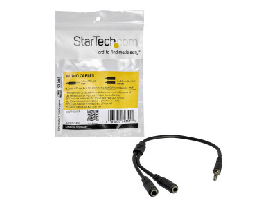 Startech : 3.5MM 4 PIN TO 2X 3 PIN 3.5MM H