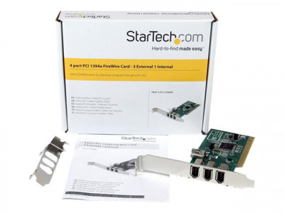 Startech : 3 PORT PCI IEEE1394 FIREWIRE card MAC/PC