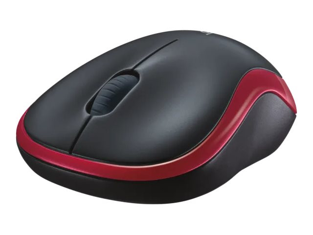 Logitech : WIRELESS MOUSE M185 RED .