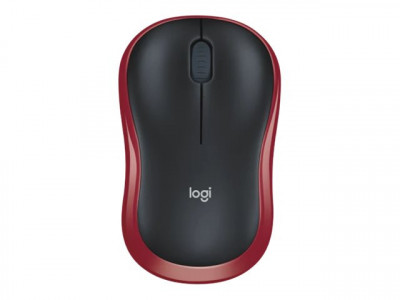 Logitech : WIRELESS MOUSE M185 RED .