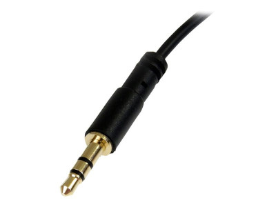 Startech : 1 FT SLIM 3.5MM TO RIGHT ANGLE STEREO AUDIO cable - M/M
