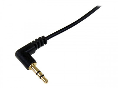 Startech : 1 FT SLIM 3.5MM TO RIGHT ANGLE STEREO AUDIO cable - M/M