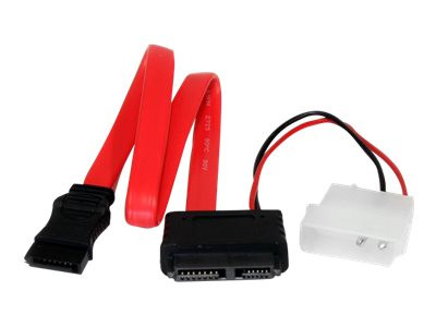 Startech : 12IN SLIMLINE SATA TO SATA W/ L POWER cable ADAPTER