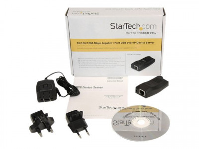 Startech : 10/100/1000 MBPS GIGABIT 1 PORT USB OVER IP DEVICE SERVER