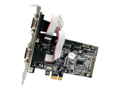 Startech : 4 PORT PCI EXPRESS RS232 SERIAL ADAPTER card avec 16550 UART