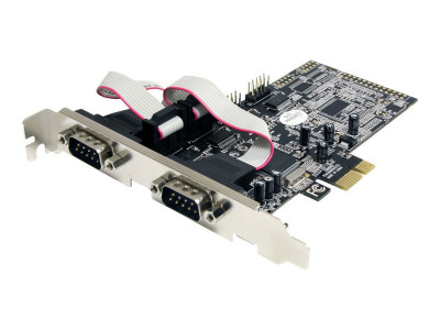 Startech : 4 PORT PCI EXPRESS RS232 SERIAL ADAPTER card avec 16550 UART