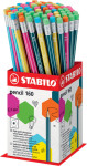 STABILO Crayon graphite Pencil 160 avec gomme, godet de 72 STABILO Crayon graphite Pencil 160 avec gomme, godet de 72