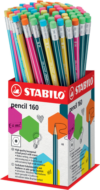 8 crayons avec gommes colorées et grip : : Fournitures de bureau