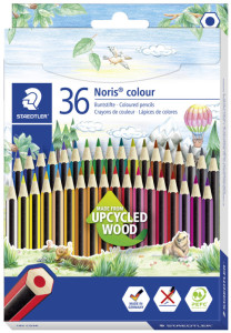 STAEDTLER Crayons de couleur Noris Colour, étui en carton de