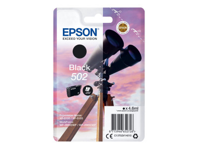 Epson : BINOCULARS SINGLEpack BLACK 502 encre 4.6 ML cartouche