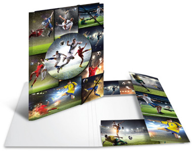 Chemise d'angle HERMA « Football », carton, DIN A3