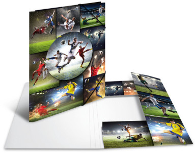 Chemise d'angle HERMA « Football », carton, DIN A4