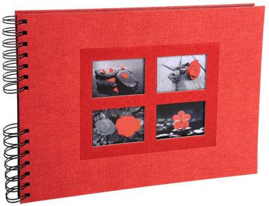 Album photo à spirales EXACOMPTA Passion, 320 x 220 mm, noir