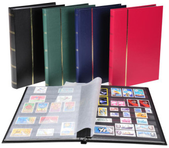 EXACOMPTA album de timbres, 225 x 305 mm, rouge, 64 pages