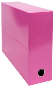 Exacompta Archivbox Iderama, Karton, 90 mm, rose