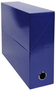 EXACOMPTA Iderama boîte archive, carton, 90 mm, bleu clair