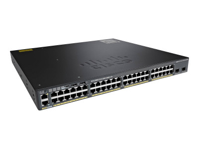 Cisco : CATALYST 2960-X 48 GIGE POE 370 W 2 X 10G SFP+ LAN BASE