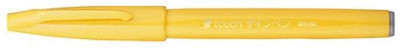 PentelArts Faserschreiber Brosse Pen Connectez-vous, jaune