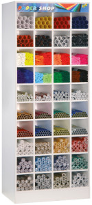 bois folia support papier Magasin pour rouleaux, 40 sujets