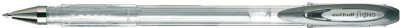 uni-ball Stylo roller encre gel SIGNO Métal UM-120NM, argent