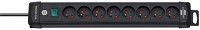 brennenstuhl Prolongateur multiprise Premium Plus, 8 prises Noir