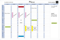 EXACOMPTA Planning magnétique mensuel Exaplanner EXACOMPTA Planning magnétique mensuel Exaplanner