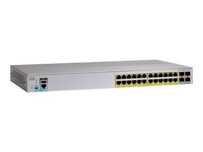 Cisco : CATALYST 2960L 24 PORT GIGE POE+ 4X10G SFP+ LAN LITE en