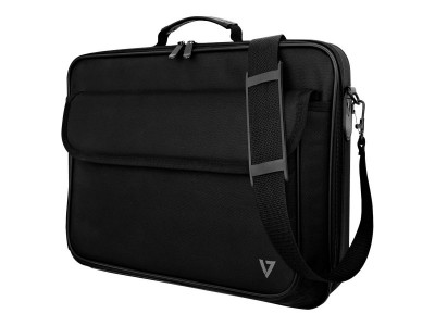 V7 : SACOCHE LAPTOP 16IN ESSENTIAL NOIR FRONTLOAD