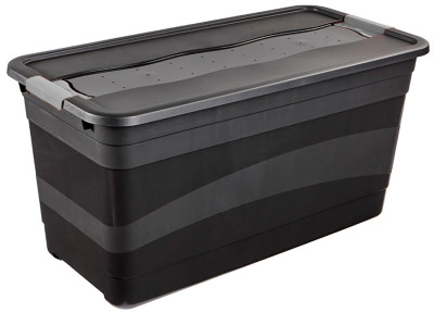 Eckhart boîte de rangement keeeper, 83 litres, graphite / rouge